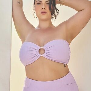 POPFLEX Lilac Bandeau top
